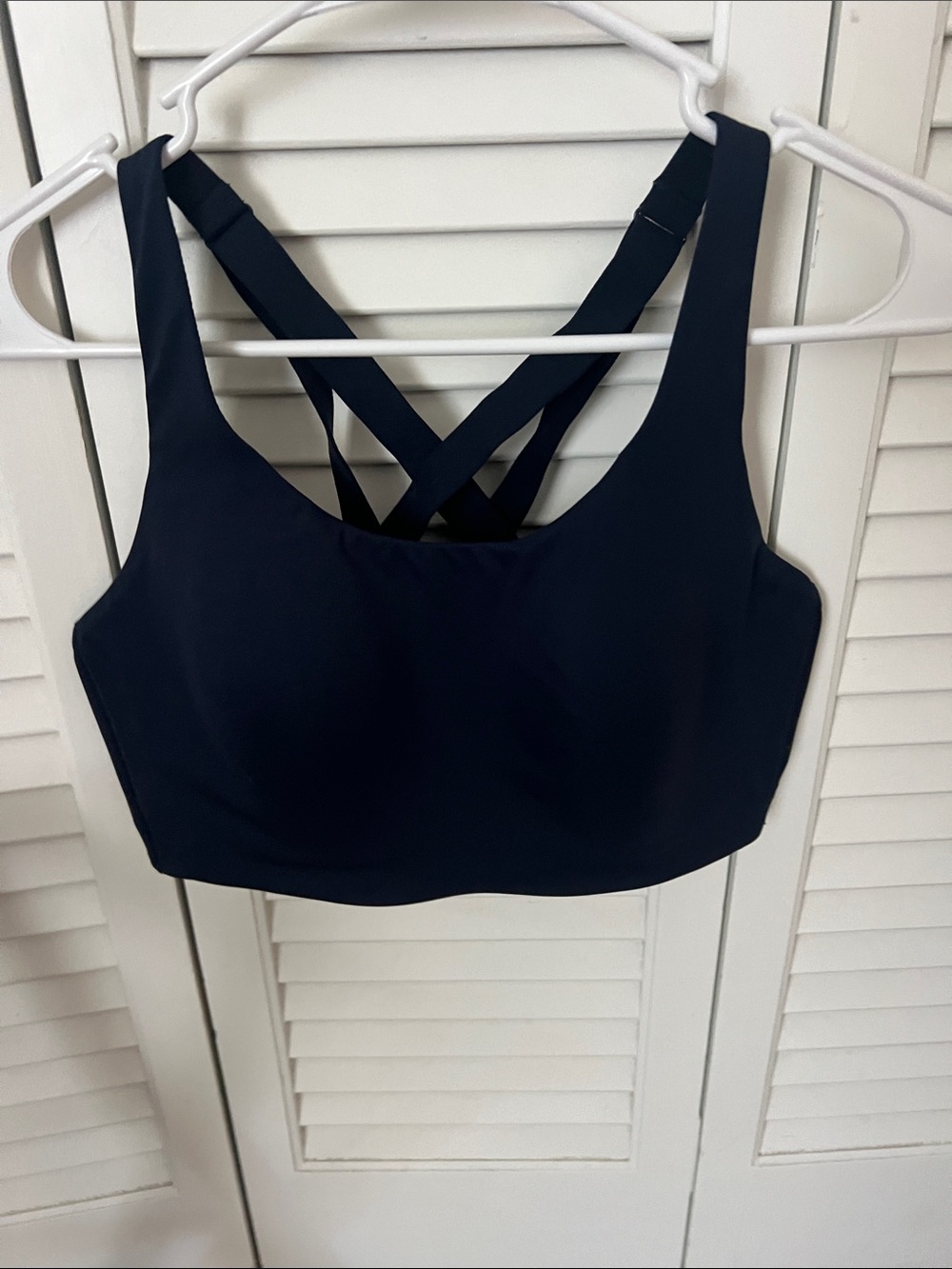 lululemon athletica Navy Crossback Sports Bra